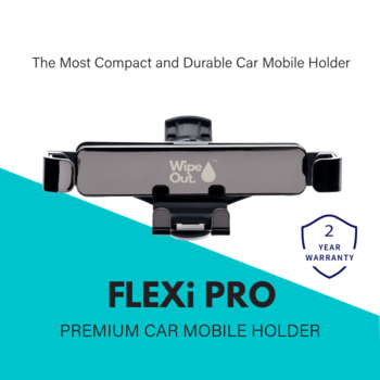 [PREMIUM] WipeOut FLEXi PRO Aluminium Alloy Car Mobile Phone Holder
